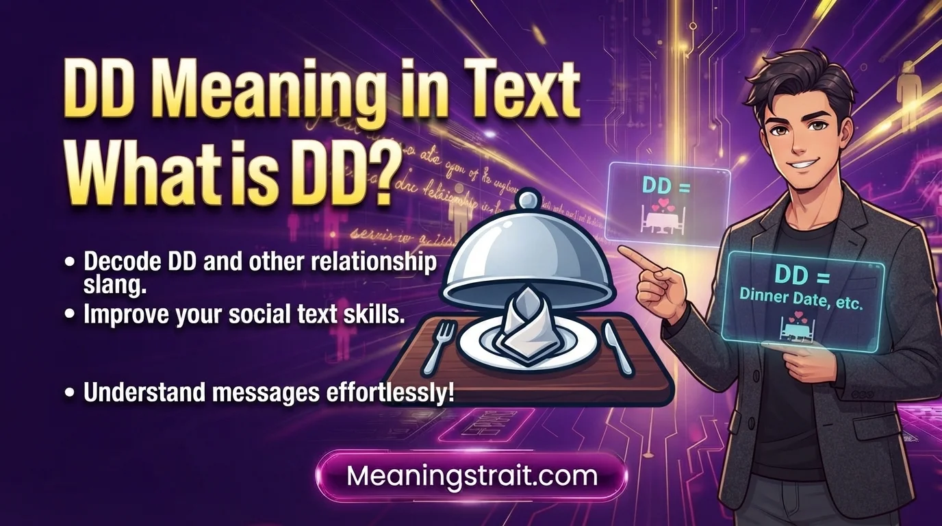 DD Meaning in Text