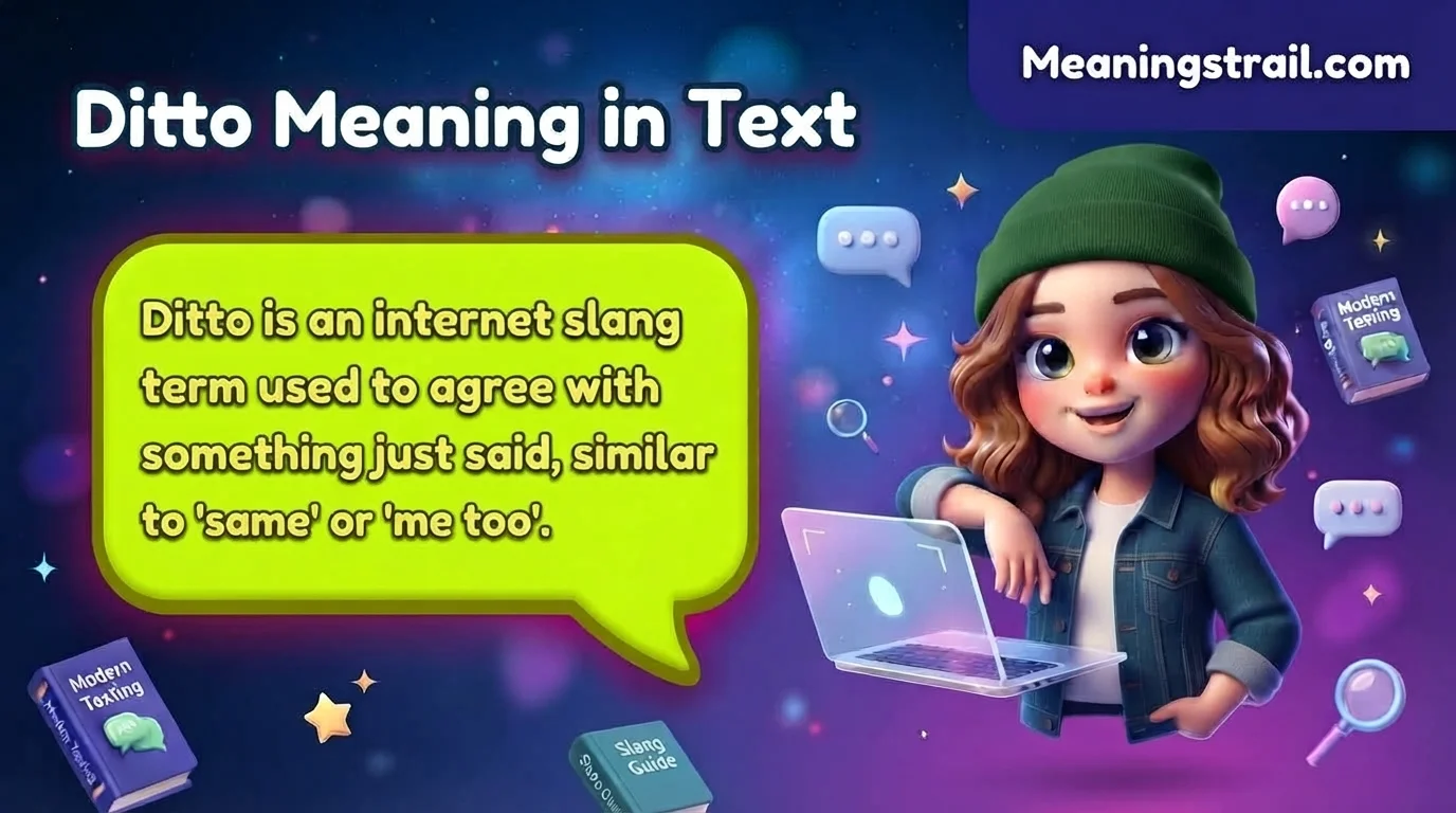 Ditto Meaning in Text