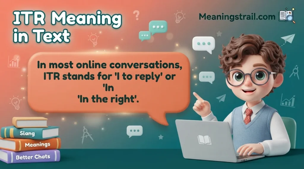 ITR Meaning in Text