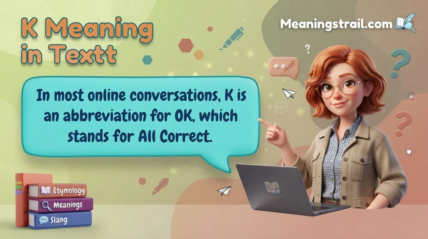 K Meaning in Text
