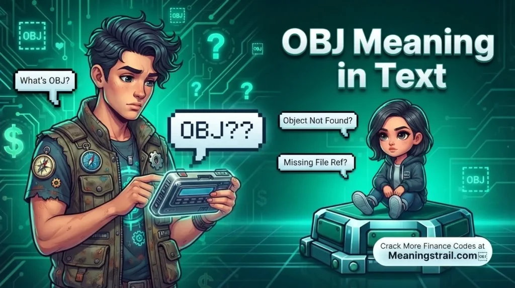 OBJ Meaning in Text