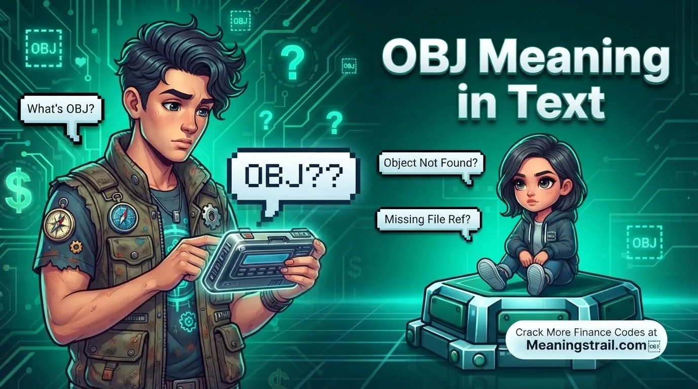 OBJ Meaning in Text