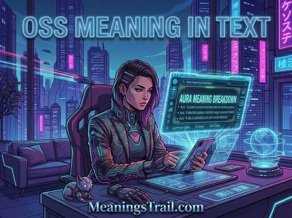 OSS Meaning in Text