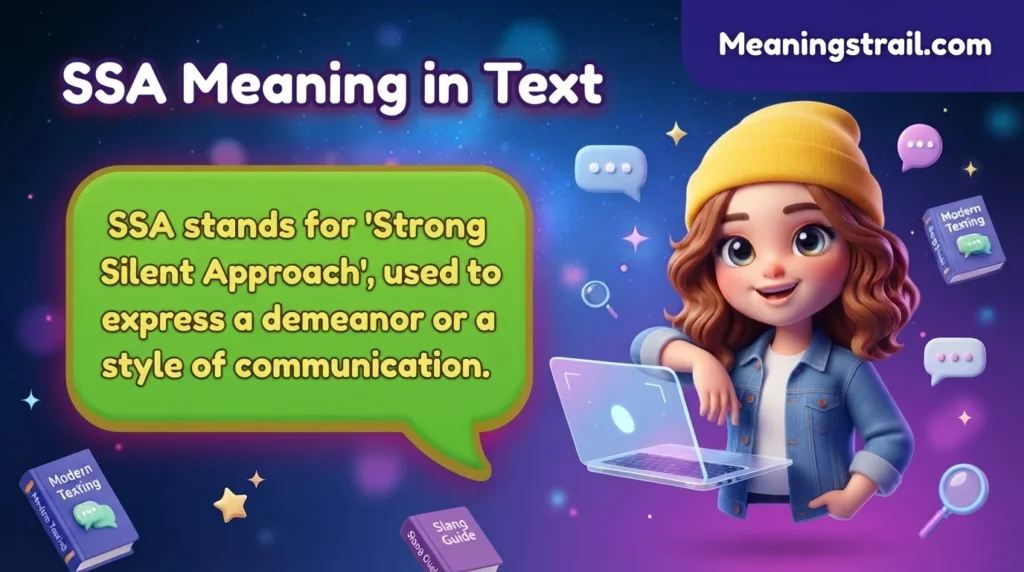 SSA Meaning in Text