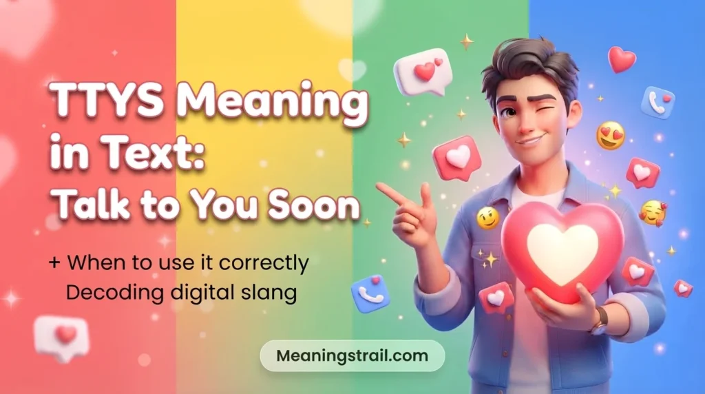 TTYS Meaning in Text