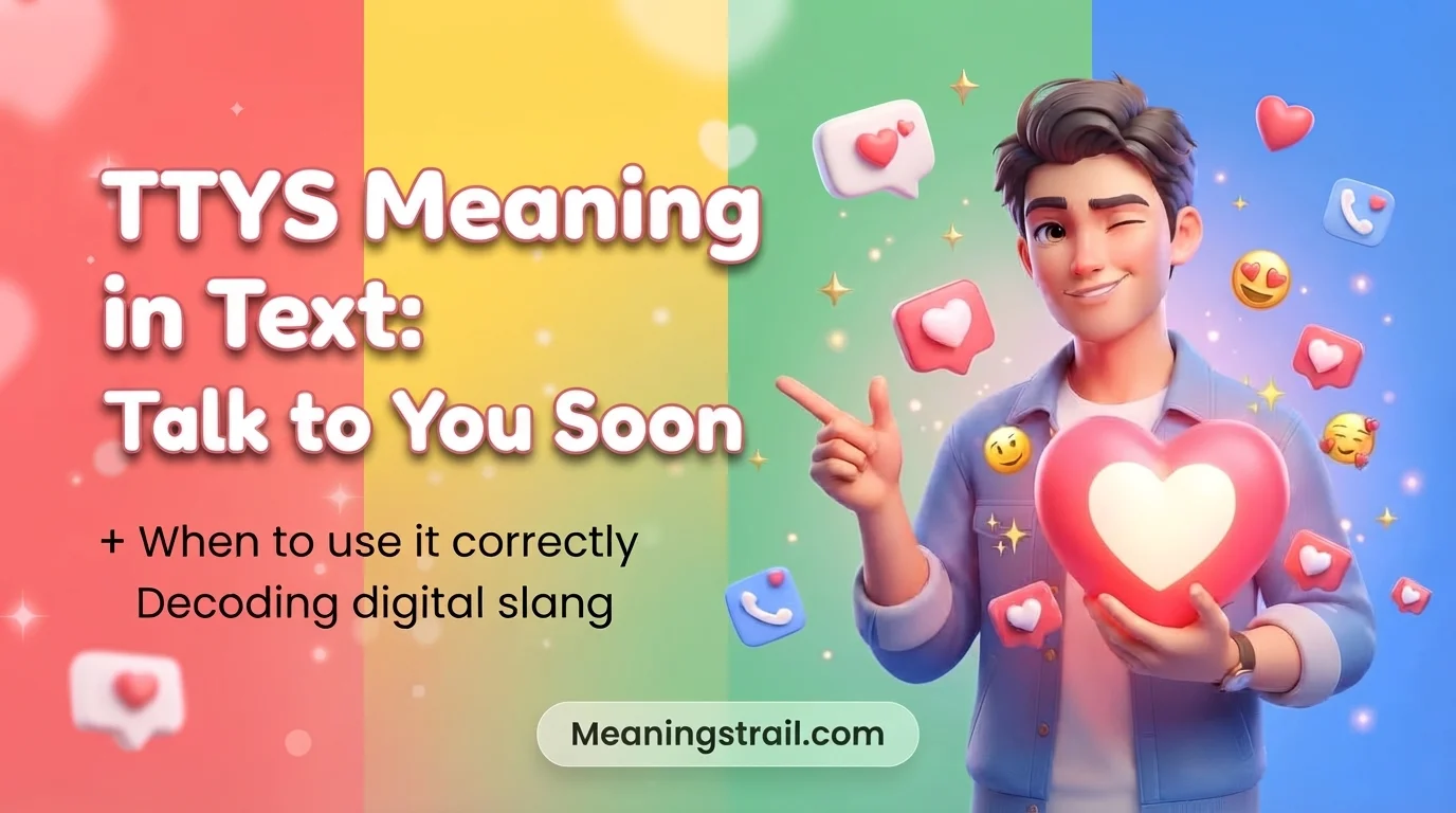 TTYS Meaning in Text
