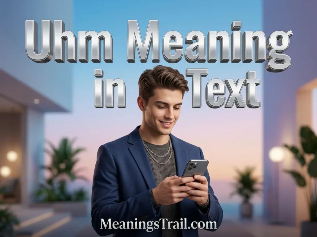 Uhm Meaning in Text