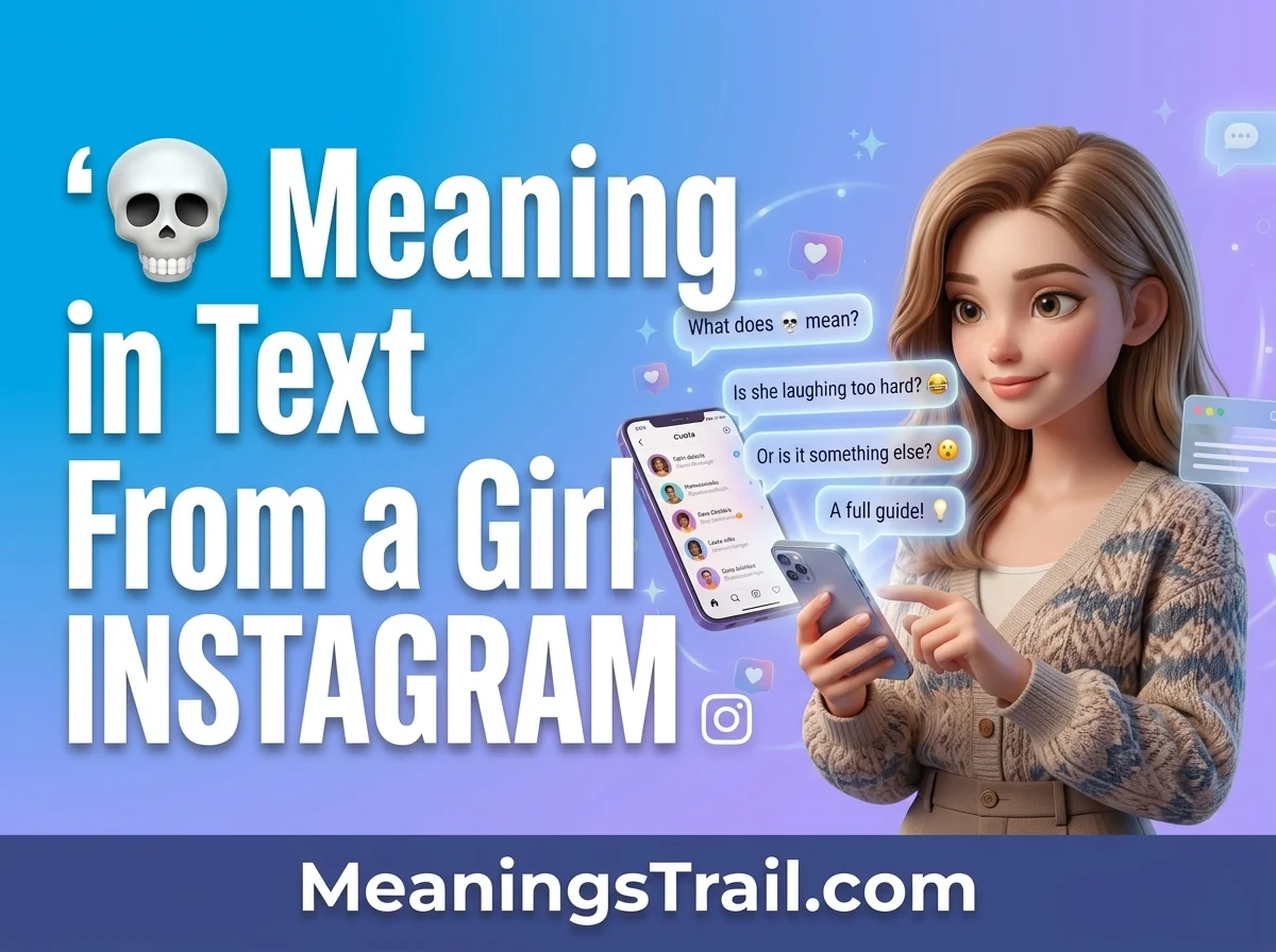 💀 Meaning in Text From a Girl