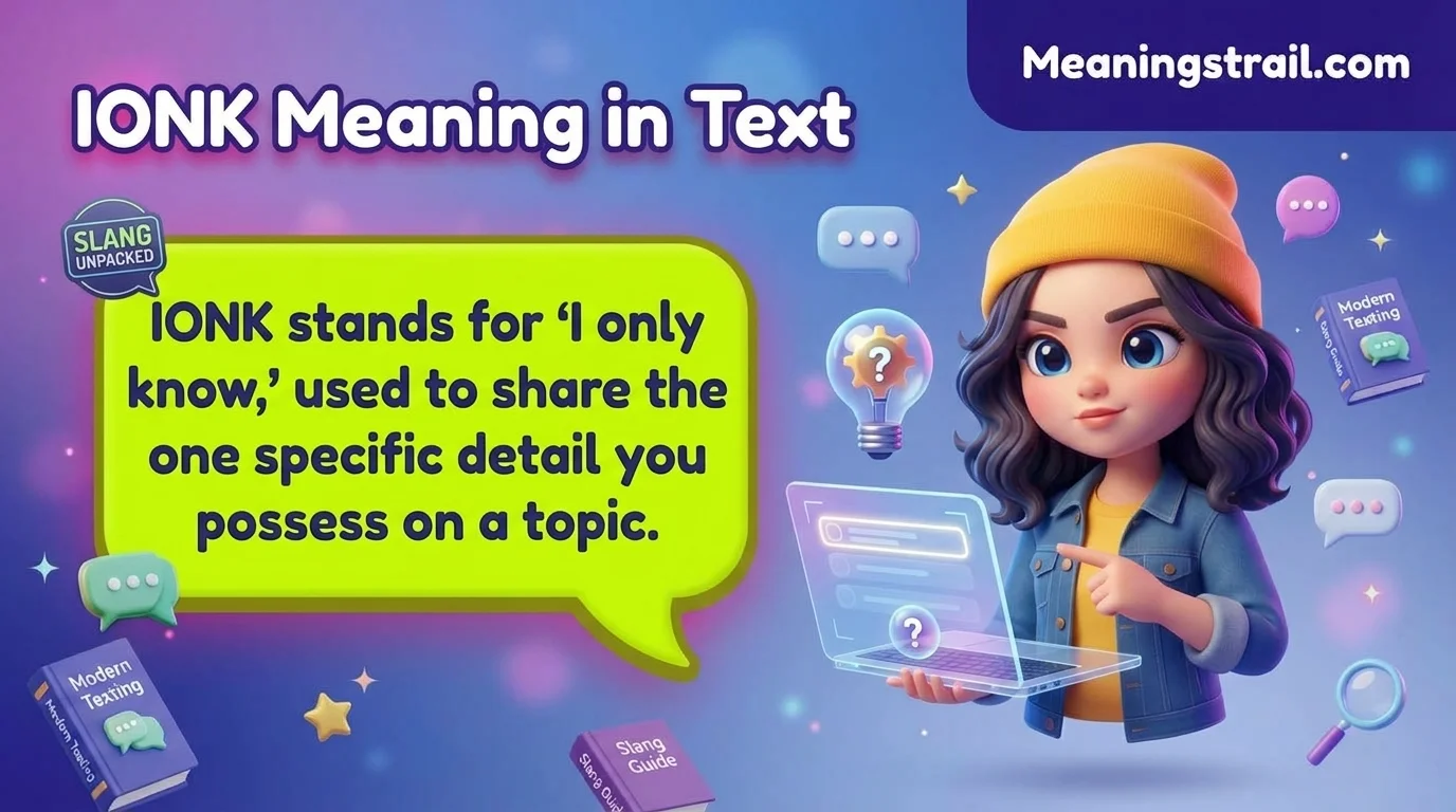 IONK Meaning in Text