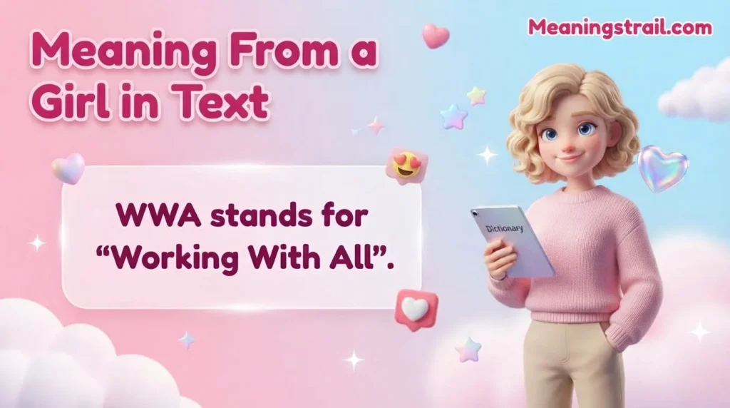 Meaning From a Girl in Text