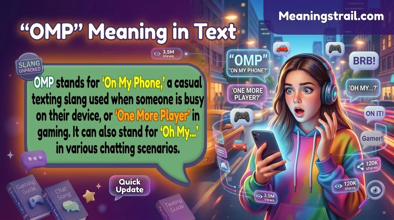 OMP Meaning in Text