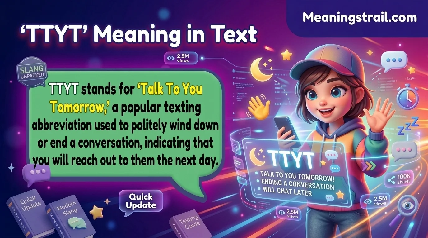 TTYT Meaning in Text