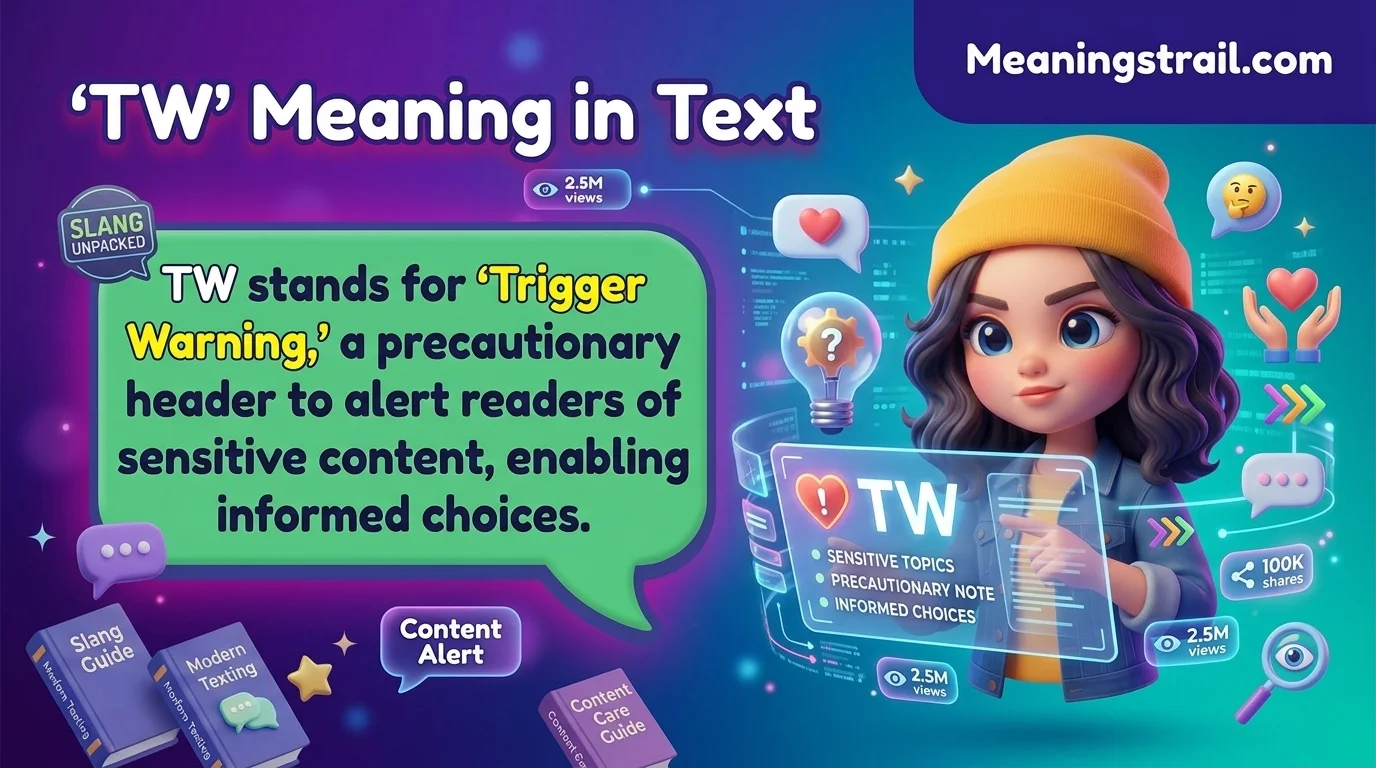 TW Meaning in Text