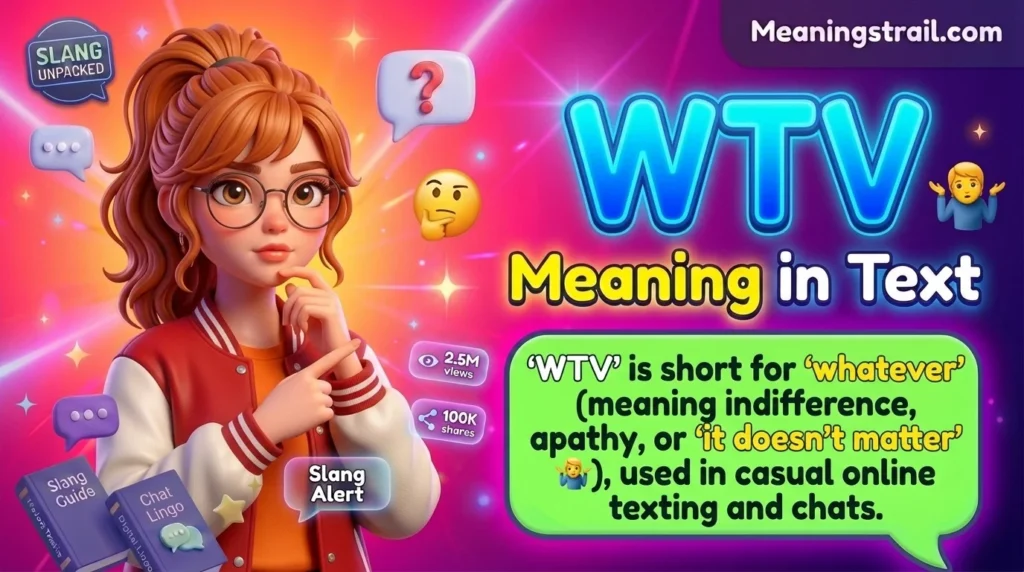 WTV Meaning in Text