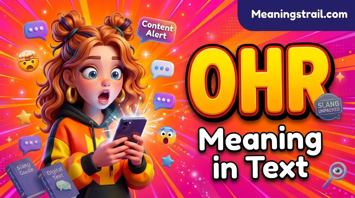 OHR Meaning in Text